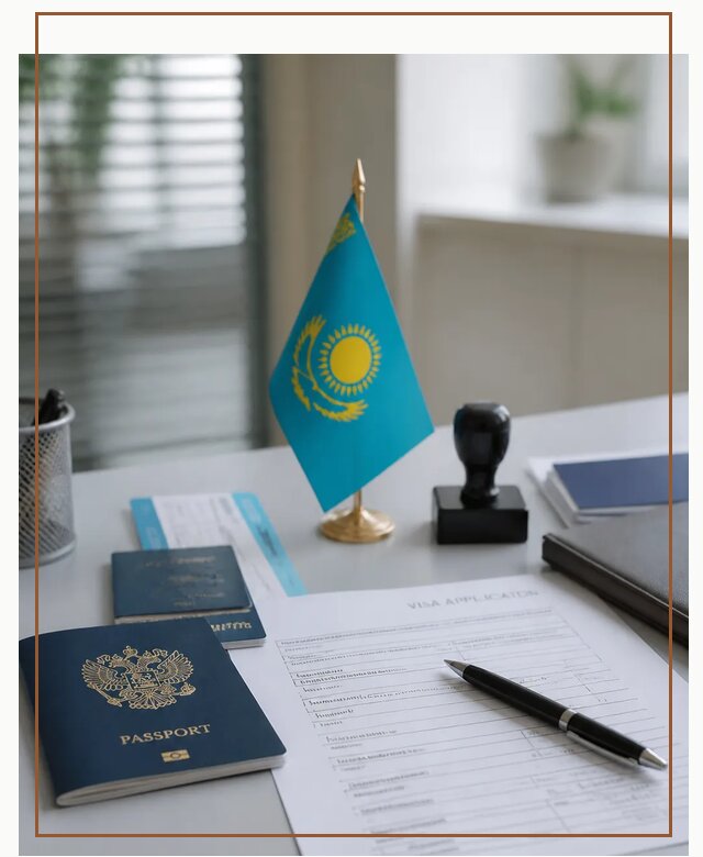 Оформление визы в Казахстан для поездки и работы в Рассказове